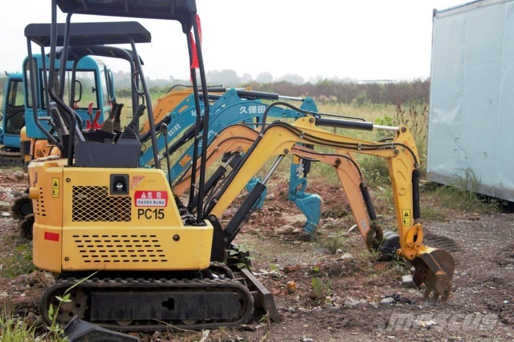 Komatsu pc 15 Mini ekskavatörler, 7 tona dek