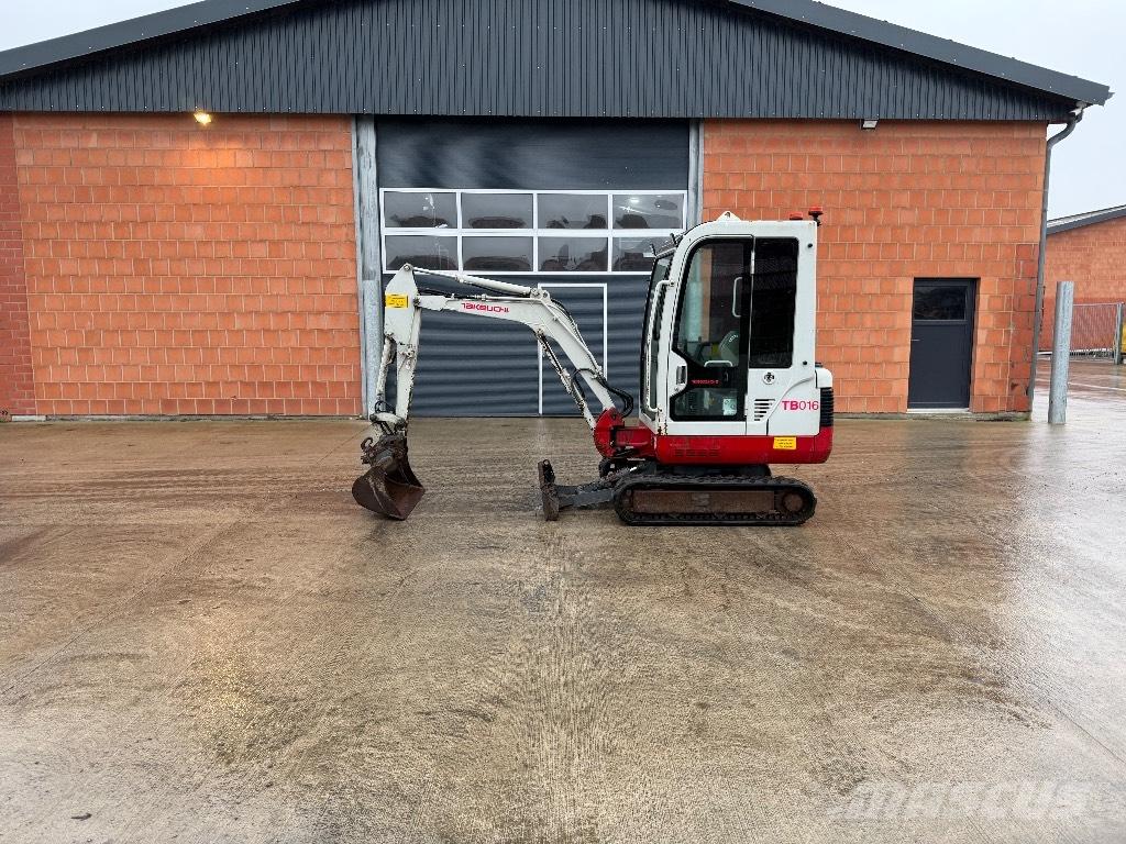 Takeuchi TB 016 Mini ekskavatörler, 7 tona dek