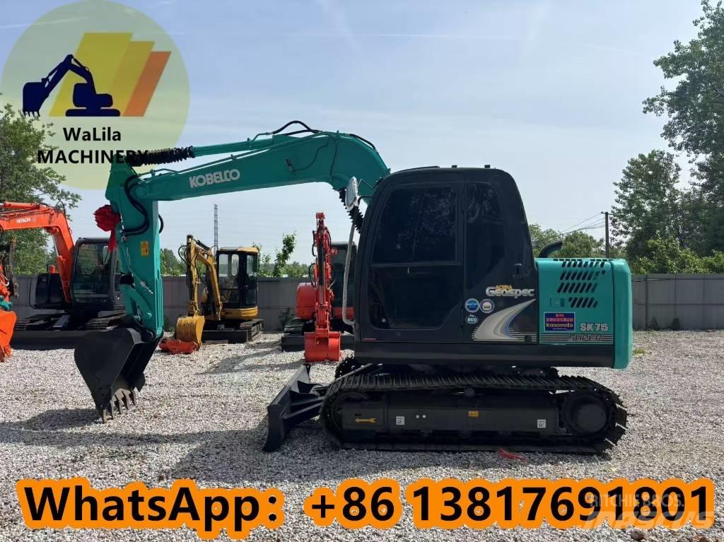 Kobelco SK 75 Mini ekskavatörler, 7 tona dek