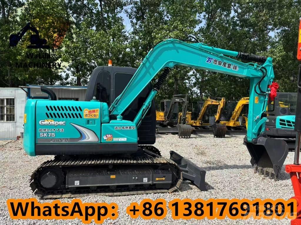 Kobelco SK 75 Mini ekskavatörler, 7 tona dek