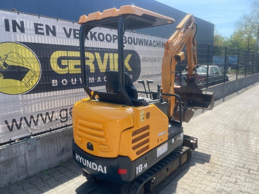 Hyundai 18-9 Mini ekskavatörler, 7 tona dek