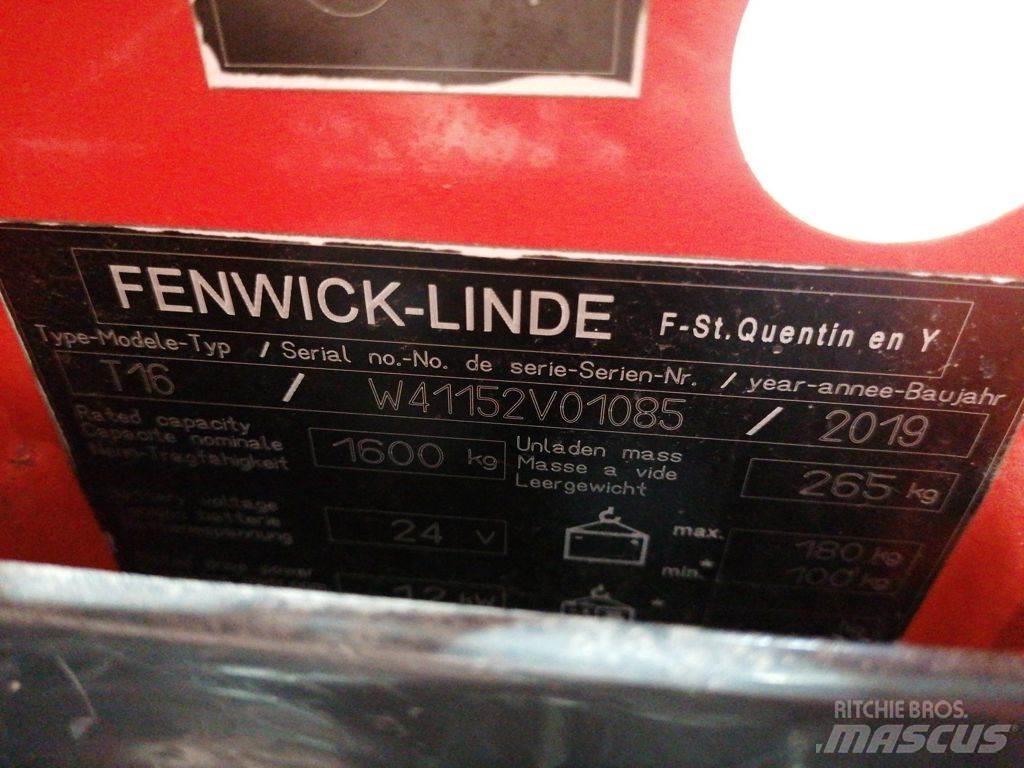 Linde T16 Düsük seviye kaldirici