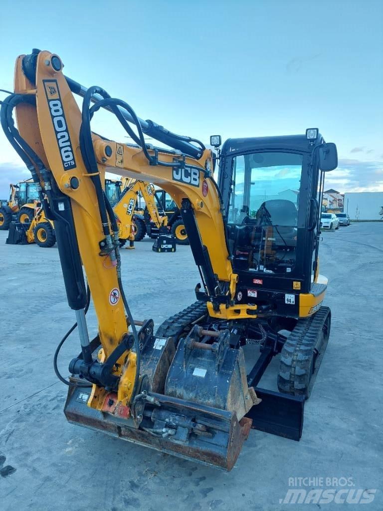JCB 8026 CTS Mini ekskavatörler, 7 tona dek