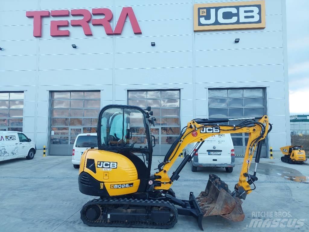 JCB 8026 CTS Mini ekskavatörler, 7 tona dek