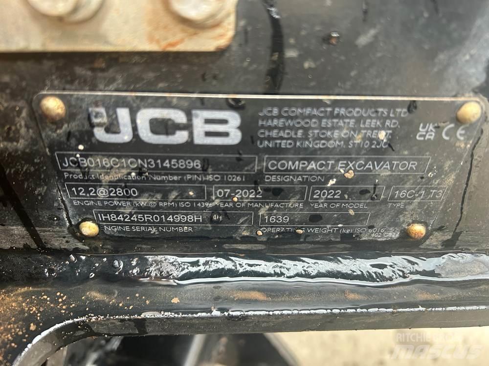 JCB 16C-1 Mini ekskavatörler, 7 tona dek