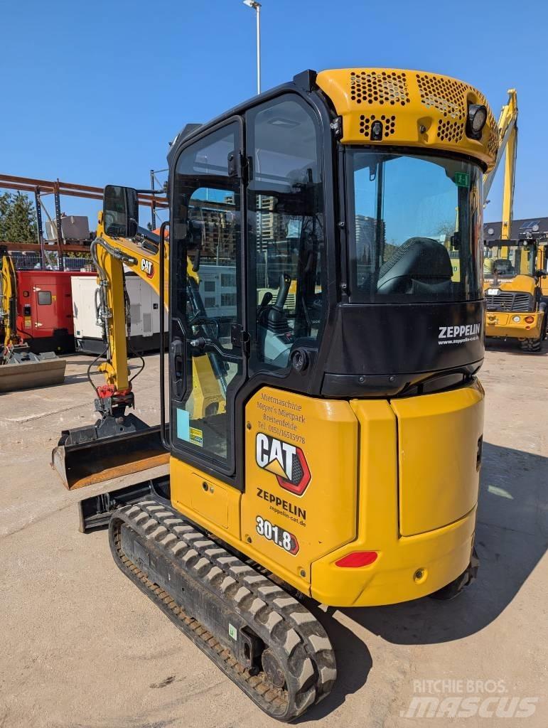 CAT Minibagger 301.8 Mini ekskavatörler, 7 tona dek