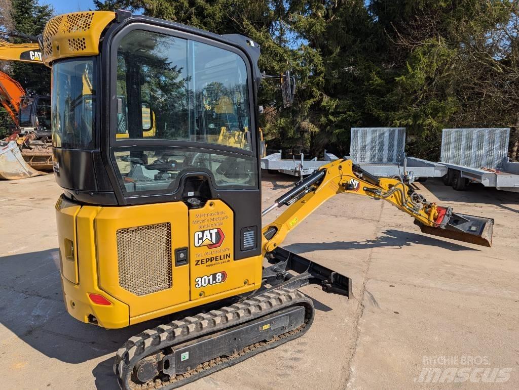 CAT Minibagger 301.8 Mini ekskavatörler, 7 tona dek