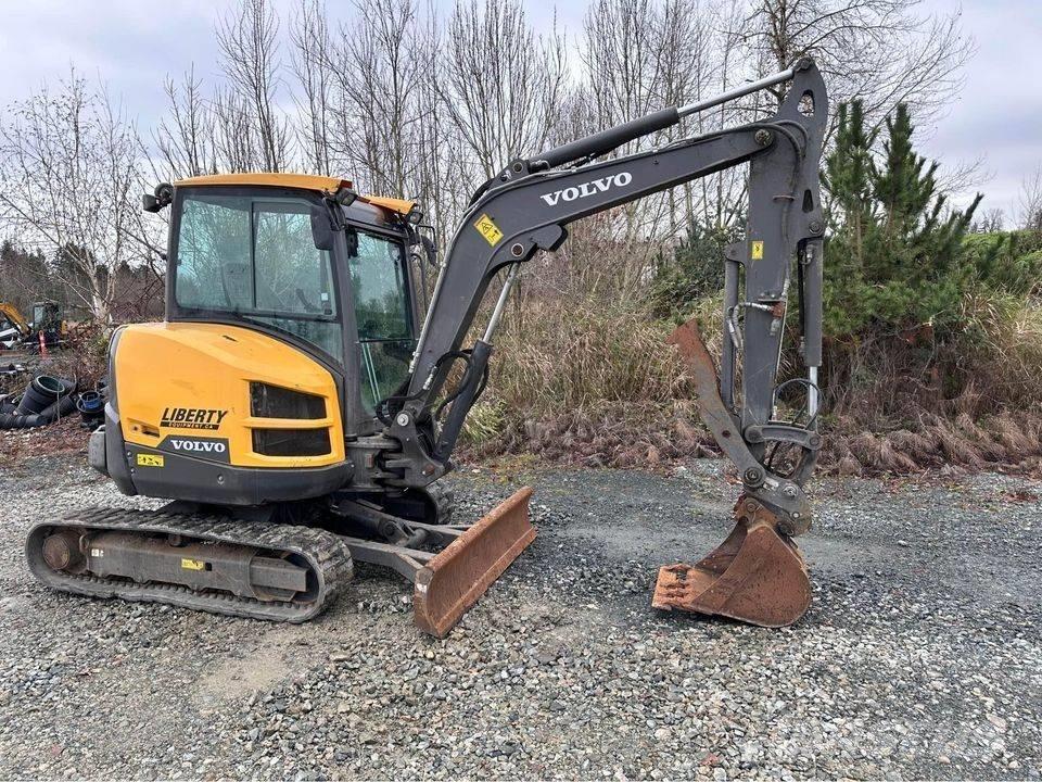 Volvo ECR 40 D Mini ekskavatörler, 7 tona dek