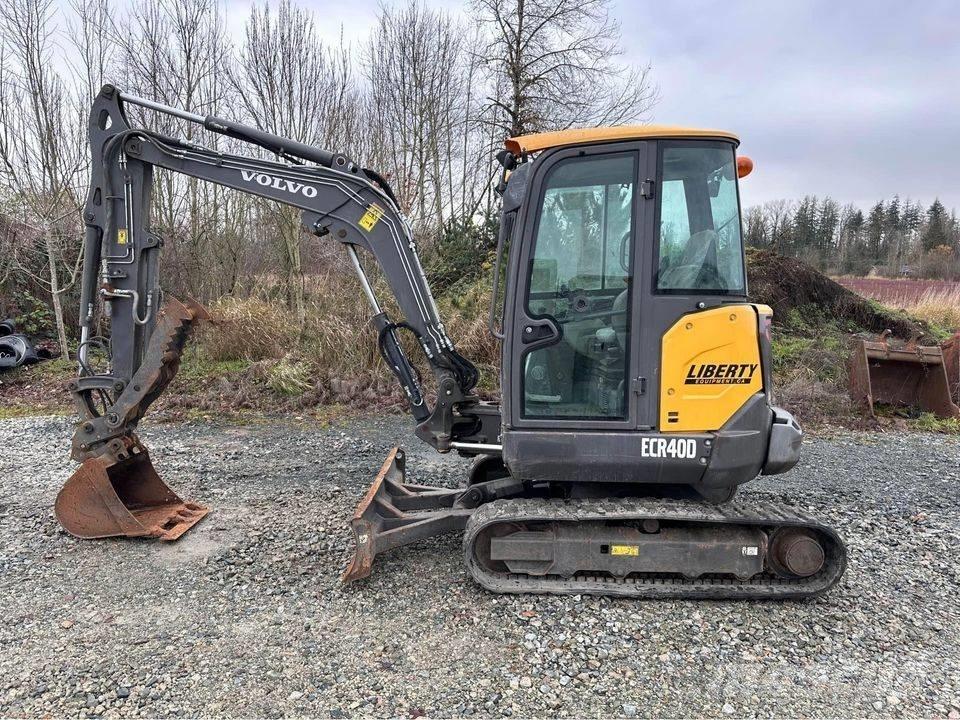 Volvo ECR 40 D Mini ekskavatörler, 7 tona dek
