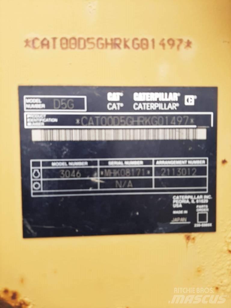 CAT D5GLGP Paletli dozerler