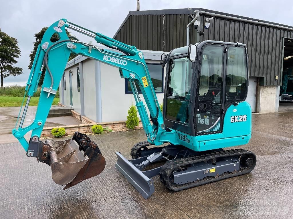 Kobelco SK26-1E Mini ekskavatörler, 7 tona dek