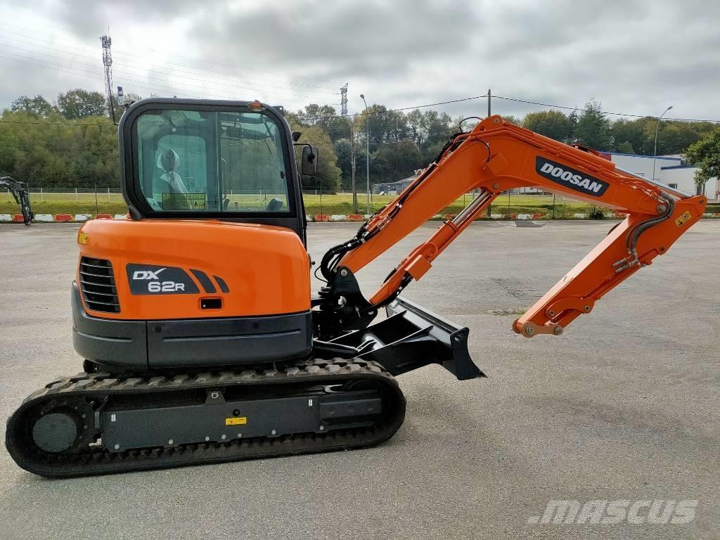 Doosan DX 62 R-3 Mini ekskavatörler, 7 tona dek