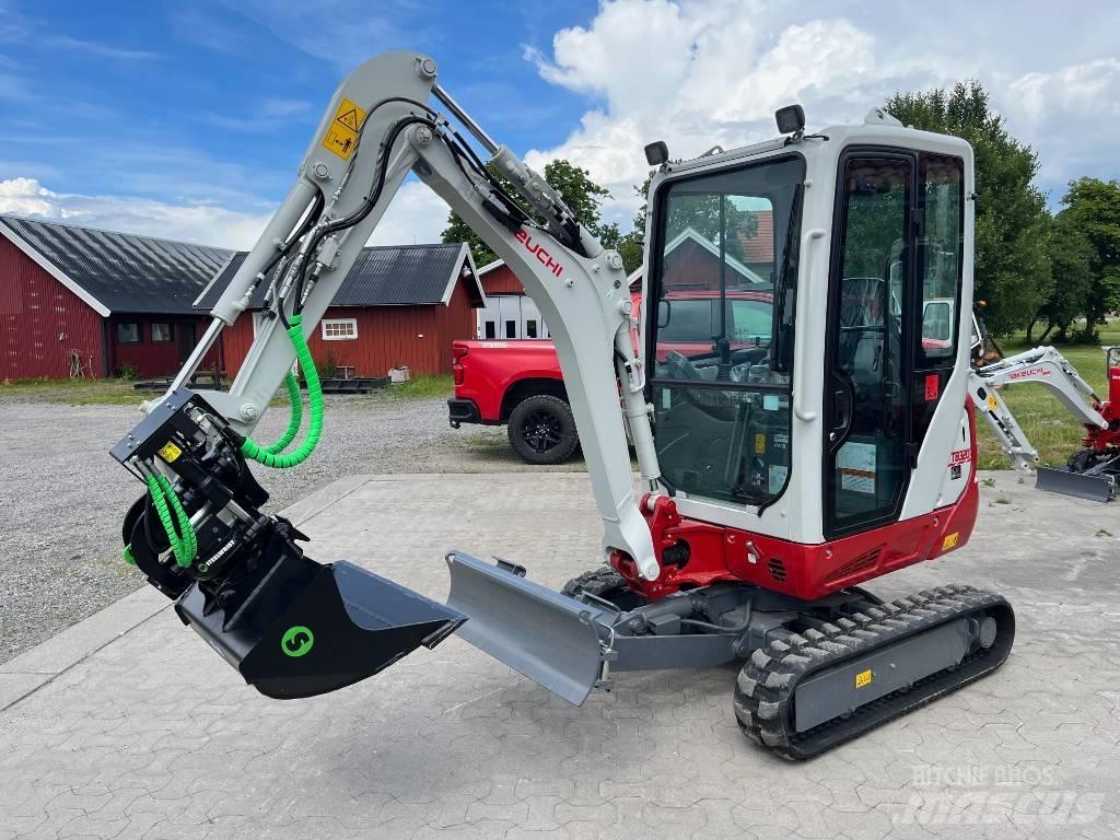 Takeuchi TB320 Mini ekskavatörler, 7 tona dek
