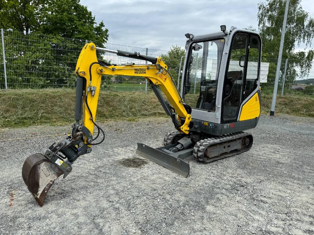 Wacker Neuson ET18 Paletli ekskavatörler
