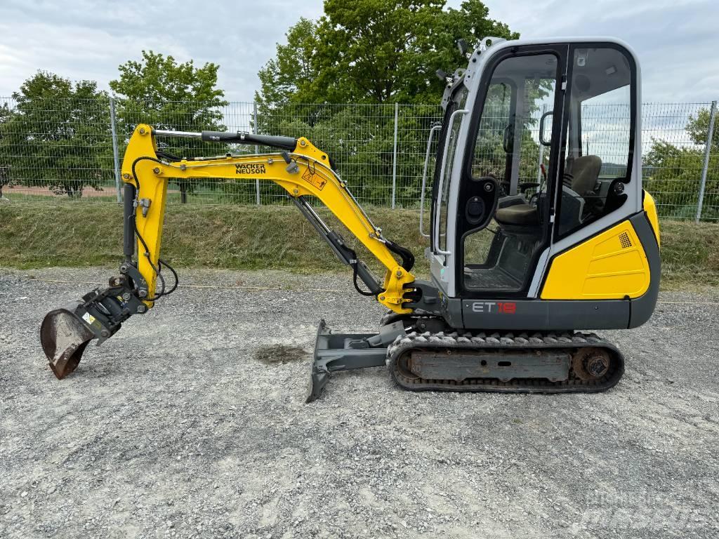 Wacker Neuson ET18 Paletli ekskavatörler