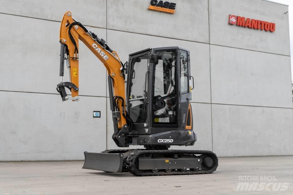 CASE CX 25D Mini ekskavatörler, 7 tona dek