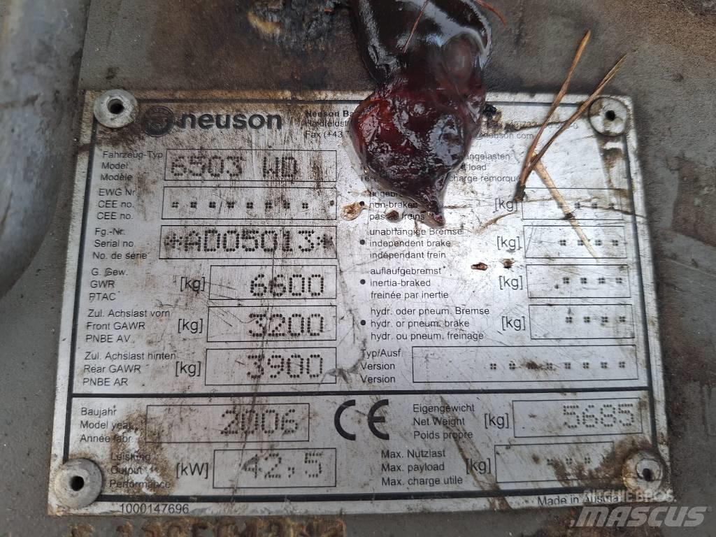 Wacker Neuson 6503 Lastik tekerli ekskavatörler