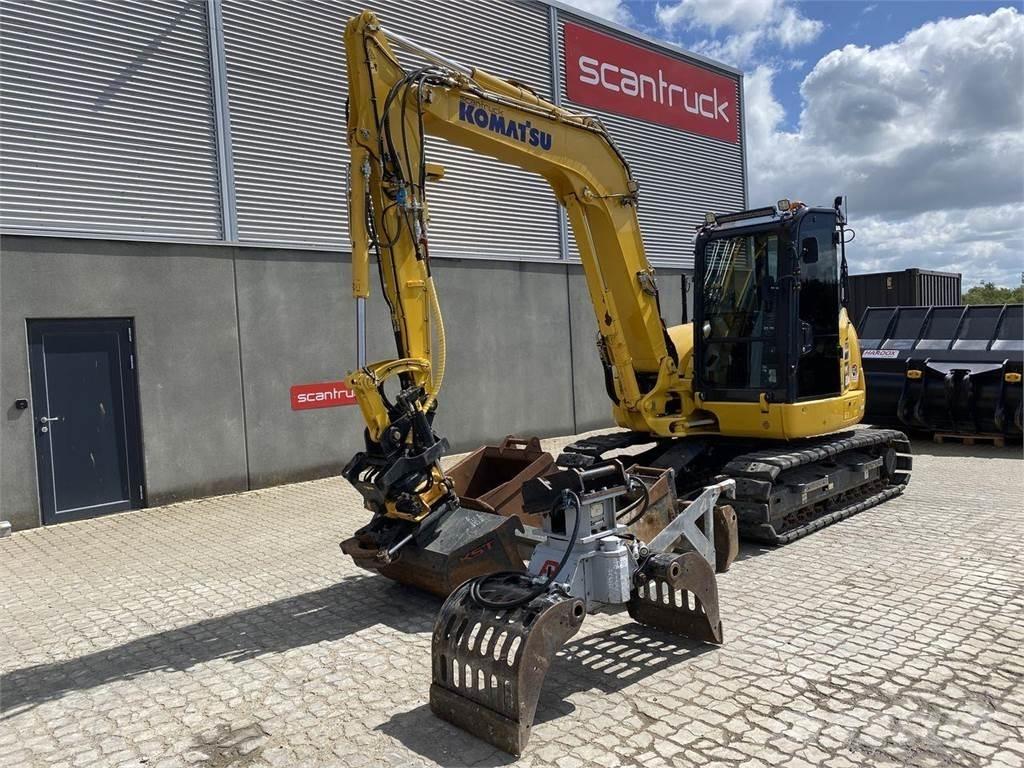 Komatsu PC80MR-5EO Lastik tekerli ekskavatörler