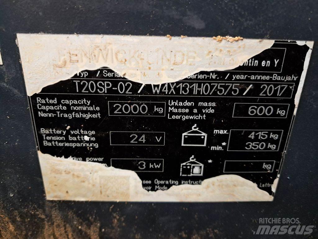 Linde T20SP-02 Düsük seviye kaldirici