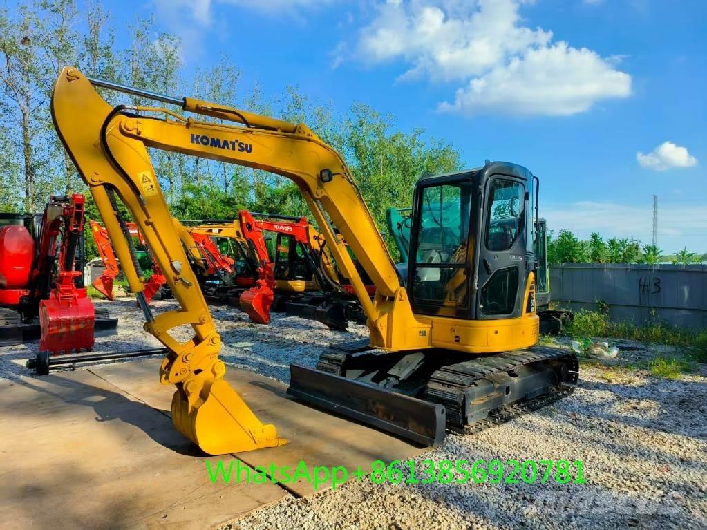 Komatsu PC 50 Mini ekskavatörler, 7 tona dek