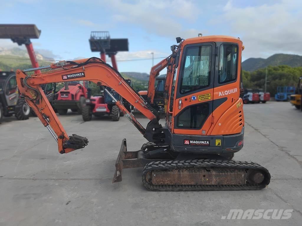 Doosan DX 35 Z Mini ekskavatörler, 7 tona dek