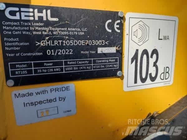 Gehl RT105 Paletli yükleyiciler