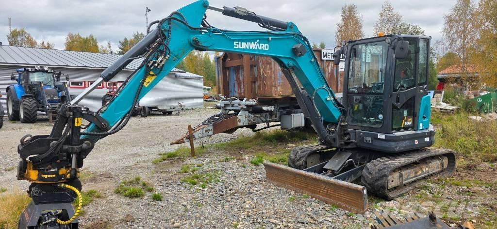 Sunward SWE 60 UF Mini ekskavatörler, 7 tona dek