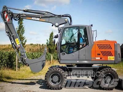 Atlas 140W Lastik tekerli ekskavatörler