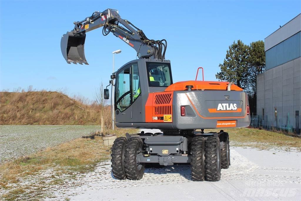 Atlas 140W Lastik tekerli ekskavatörler