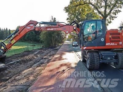 Atlas 175WSR Lastik tekerli ekskavatörler