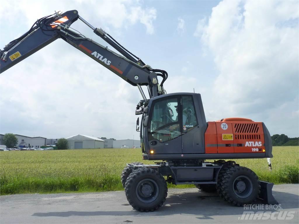 Atlas 190W Stage V Lastik tekerli ekskavatörler