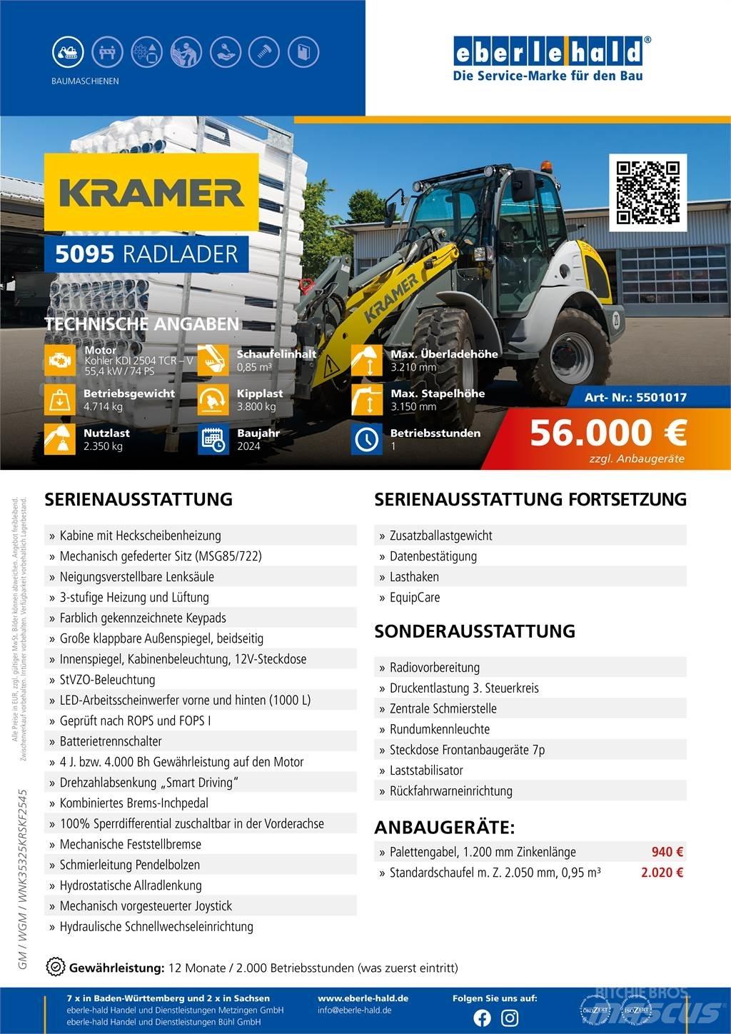 Kramer 5095 Tekerlekli yükleyiciler