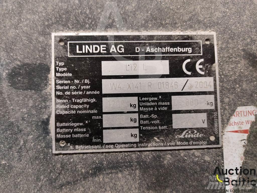 Linde L12 L Yaya kumandali istif makinasi