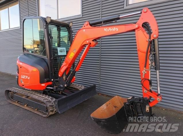 Kubota u27-4 Mini ekskavatörler, 7 tona dek