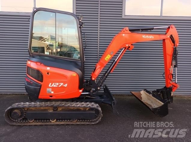 Kubota u27-4 Mini ekskavatörler, 7 tona dek
