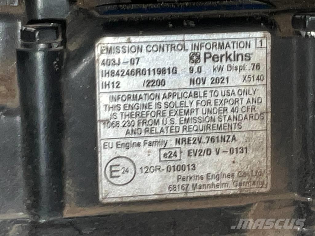 JCB 8008 CTS Mini ekskavatörler, 7 tona dek