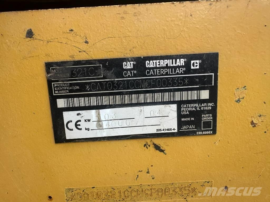 CAT 321 C Paletli ekskavatörler