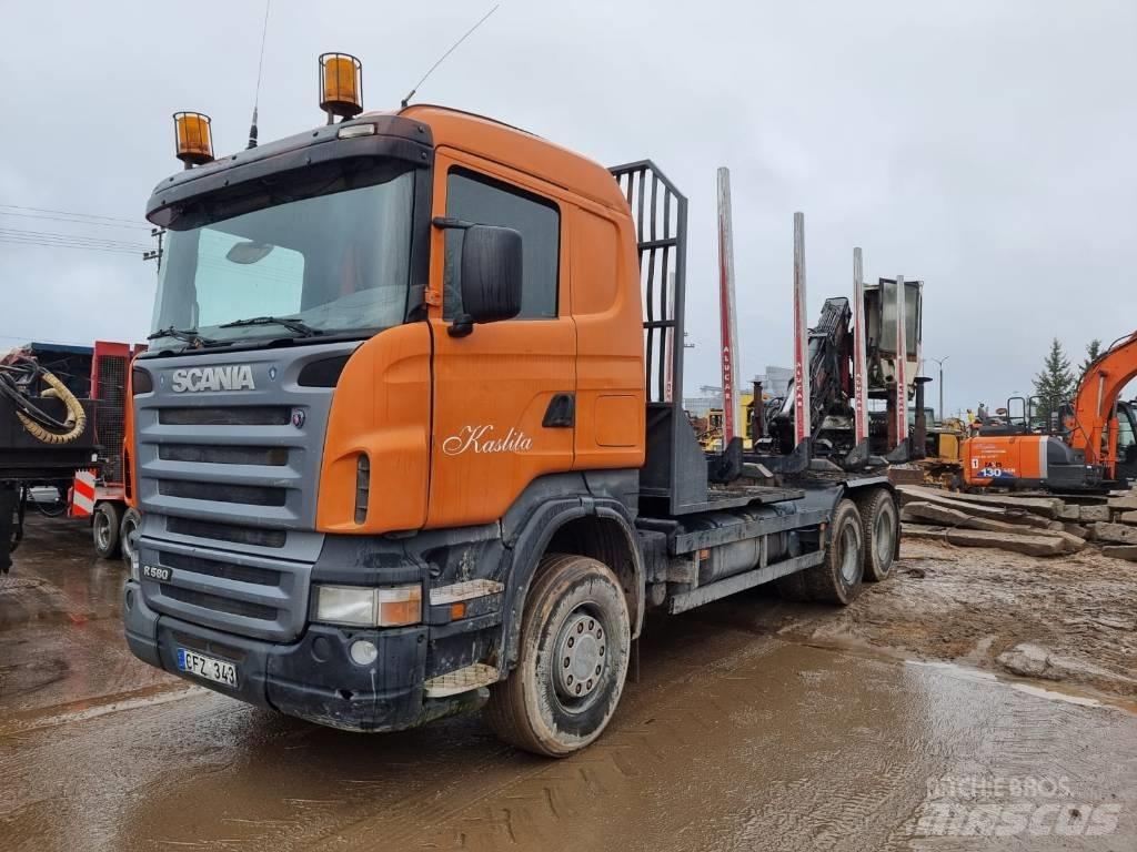 Scania R 580 Tomruk kamyonlari