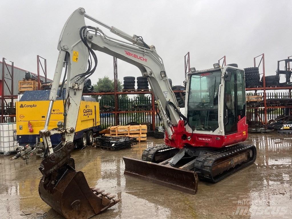 Takeuchi TB 260 Mini ekskavatörler, 7 tona dek