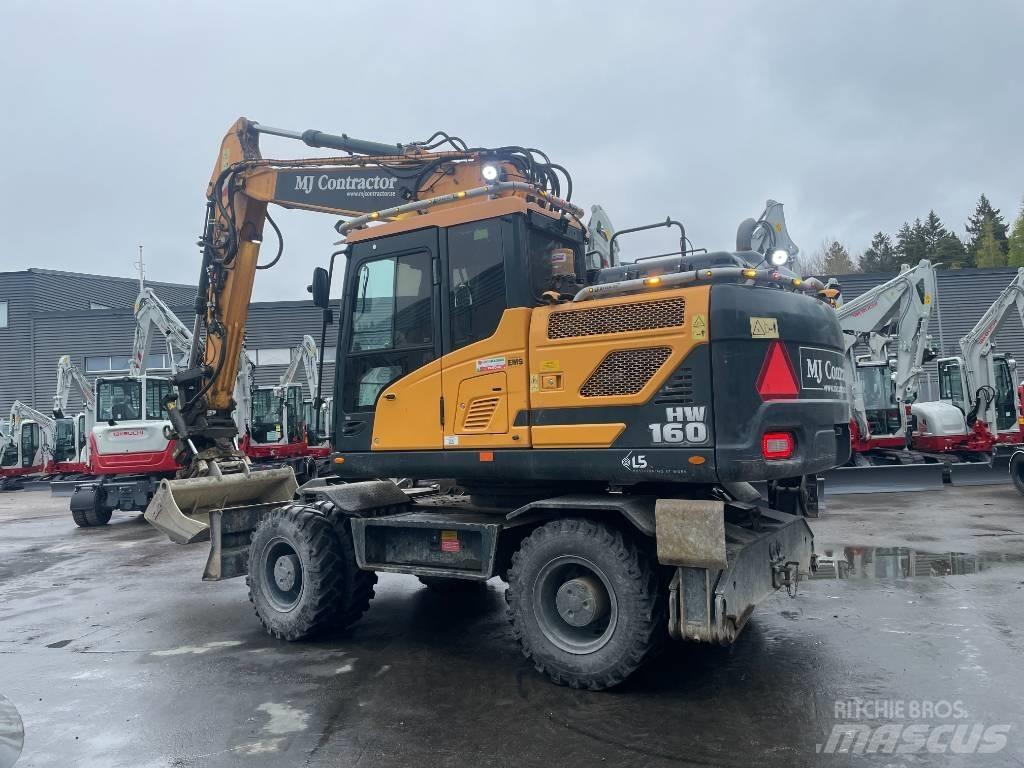 Hyundai HW160 Lastik tekerli ekskavatörler