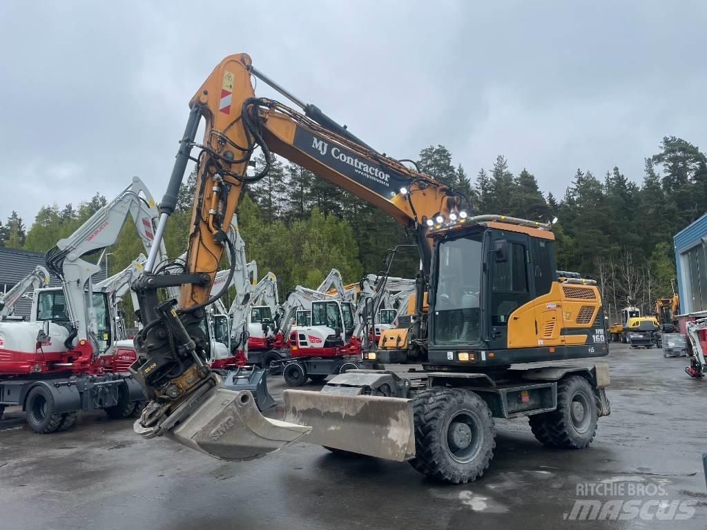 Hyundai HW160 Lastik tekerli ekskavatörler
