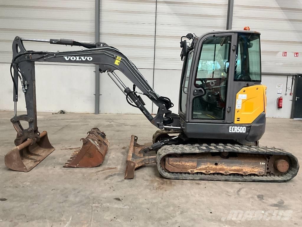 Volvo ECR 50 D Mini ekskavatörler, 7 tona dek