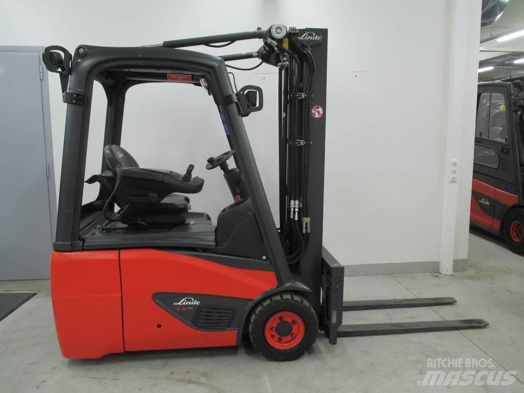 Linde E 16 C-02 Elektrikli forkliftler