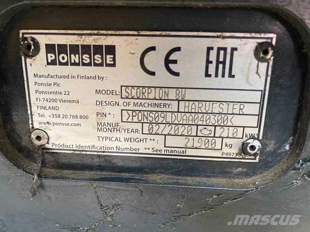 Ponsse Scorpion Biçerdöverler