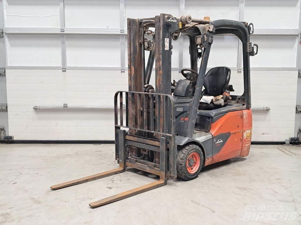 Linde E16C-02 Elektrikli forkliftler