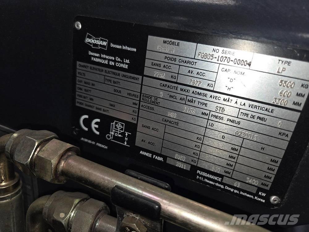 Doosan G 55 C-5 LPG'li forkliftler