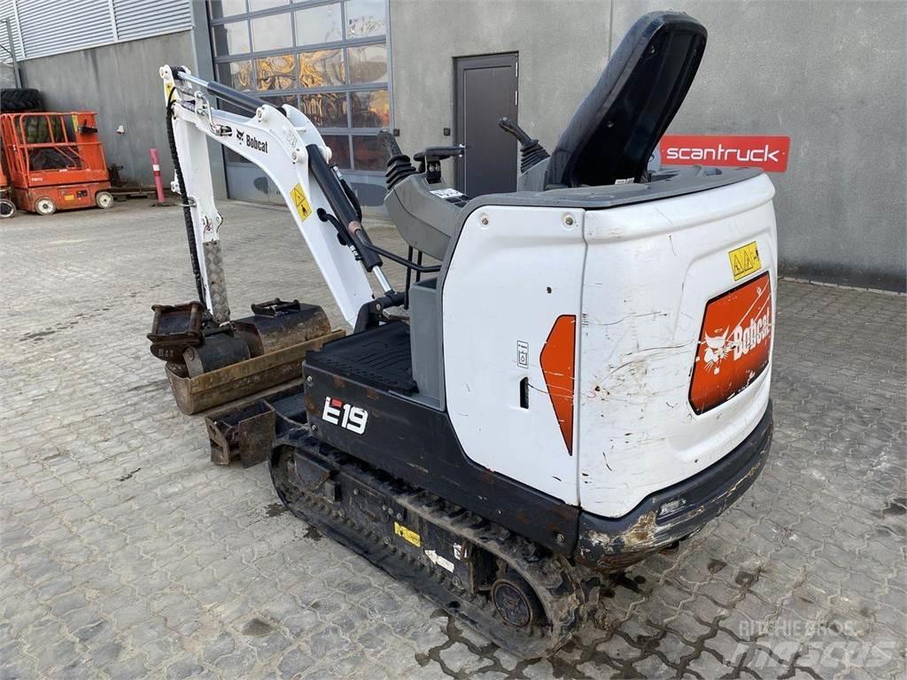 Bobcat E19 Lastik tekerli ekskavatörler