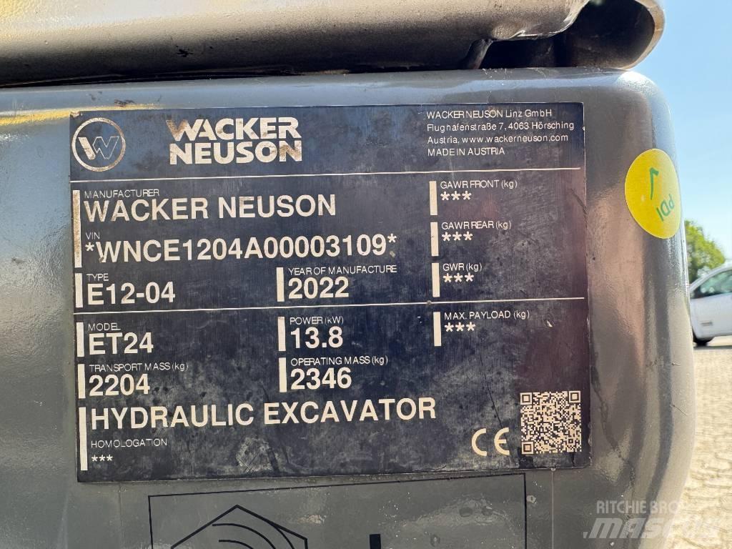 Wacker Neuson ET 24 Mini ekskavatörler, 7 tona dek