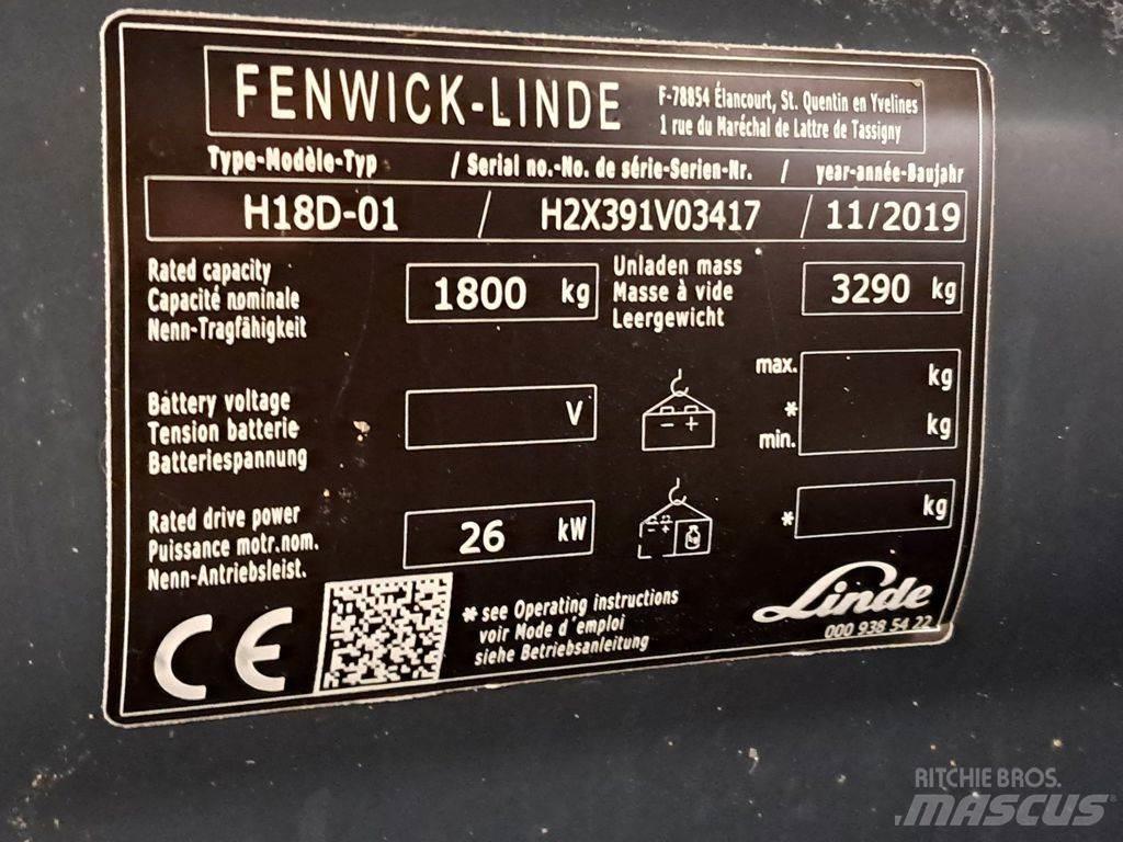 Linde H18D-01 Dizel forkliftler