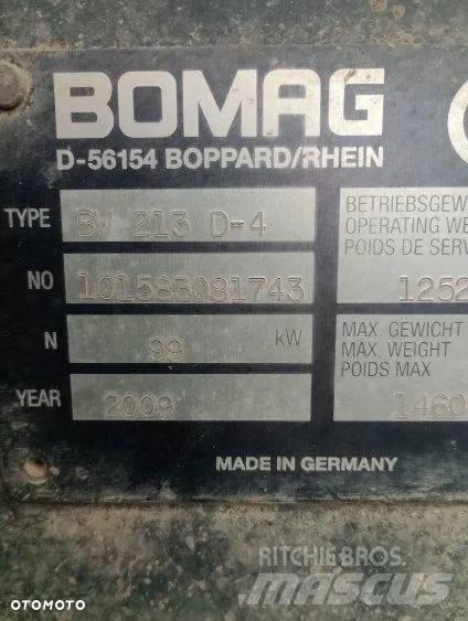 Bomag BW 213 D-4 Tek tamburlu silindirler